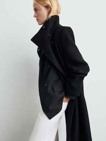 MANGO Преходно палто 'SIRENITA' в черно