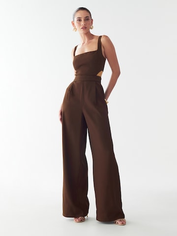 BWLDR Overal 'Shae' - Hnedá: predná strana