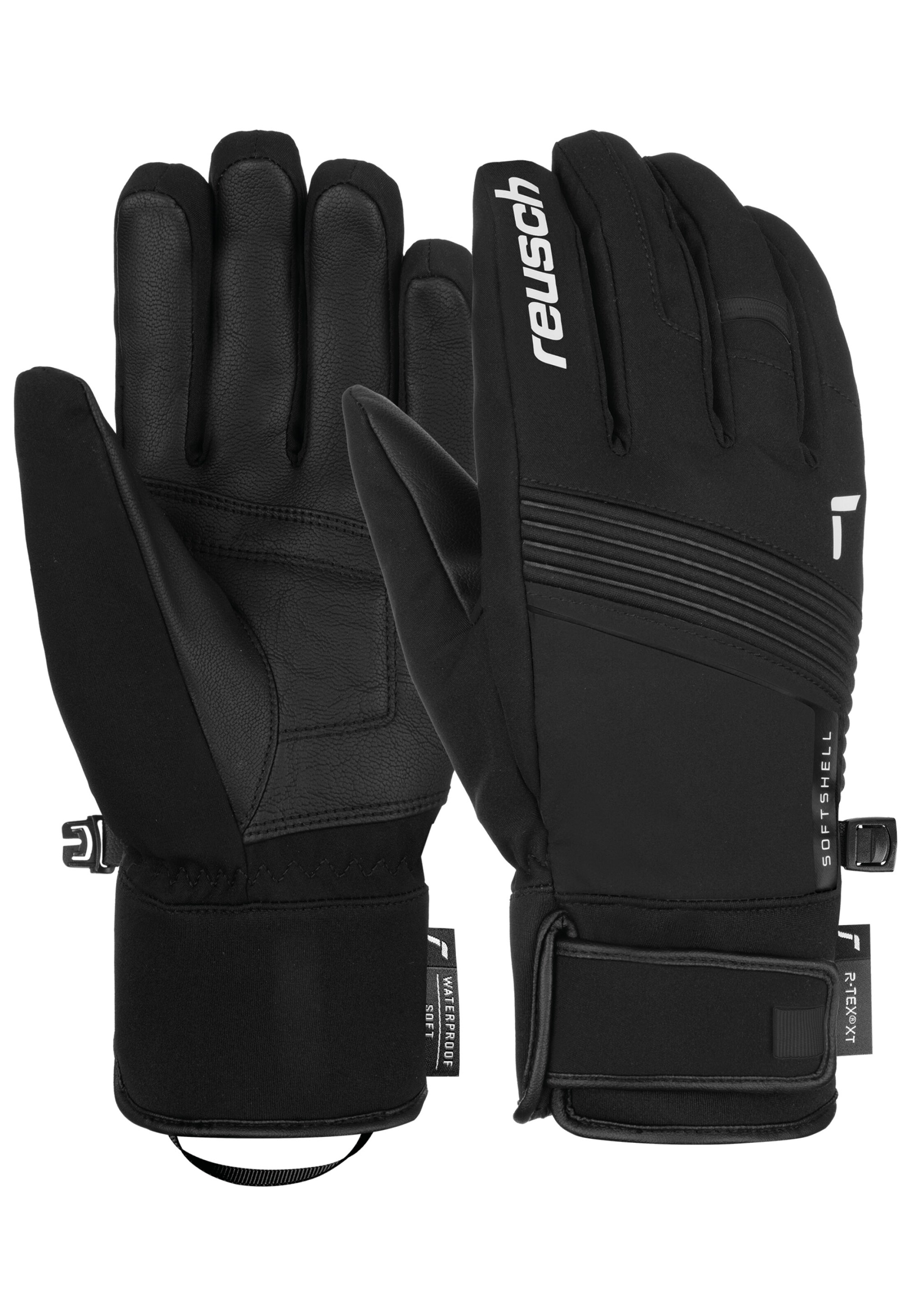 REUSCH Fingerhandschuhe 'Louis R-TEX® XT' in Schwarz: Vorderseite