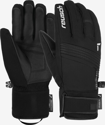 REUSCH Sports gloves 'Louis R-TEX® XT' in Black: front