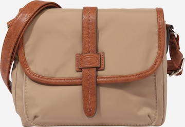 TOM TAILOR Schoudertas 'Reva' in Beige: voorkant