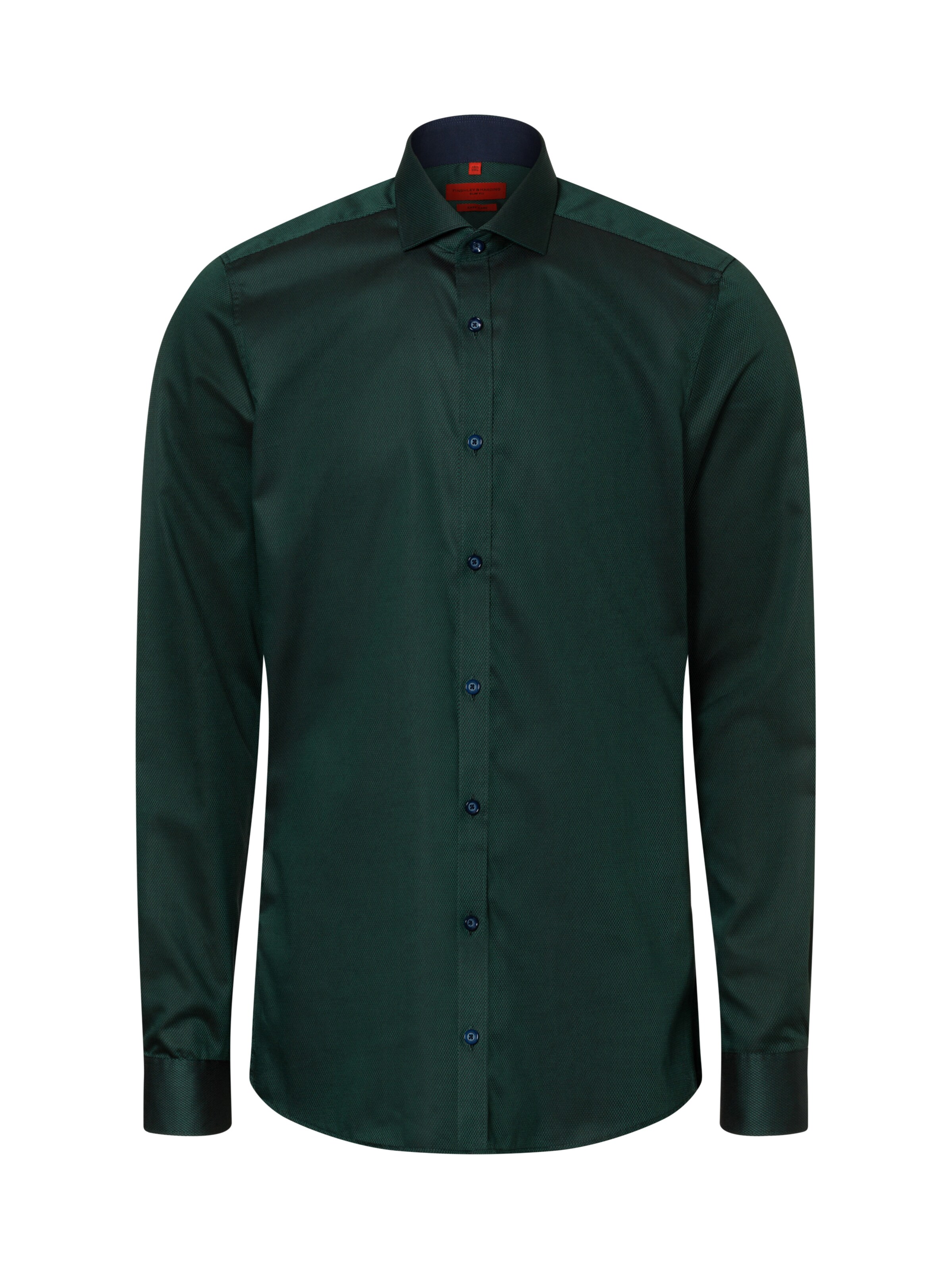 Finshley & Harding Button Up Shirt in Green: front