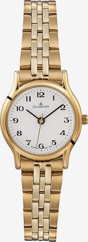 DUGENA Analog Watch in Gold: front