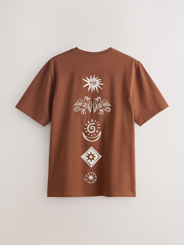 T-Shirt Next en marron