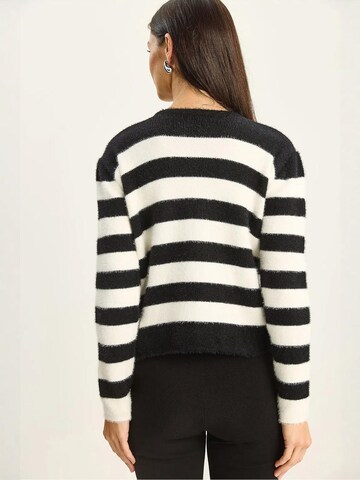 Bianco Lucci Strickjacke in Schwarz