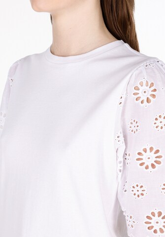 T-shirt Colin's en blanc