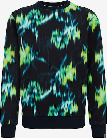 WE Fashion Sweatshirt in Blauw: voorkant