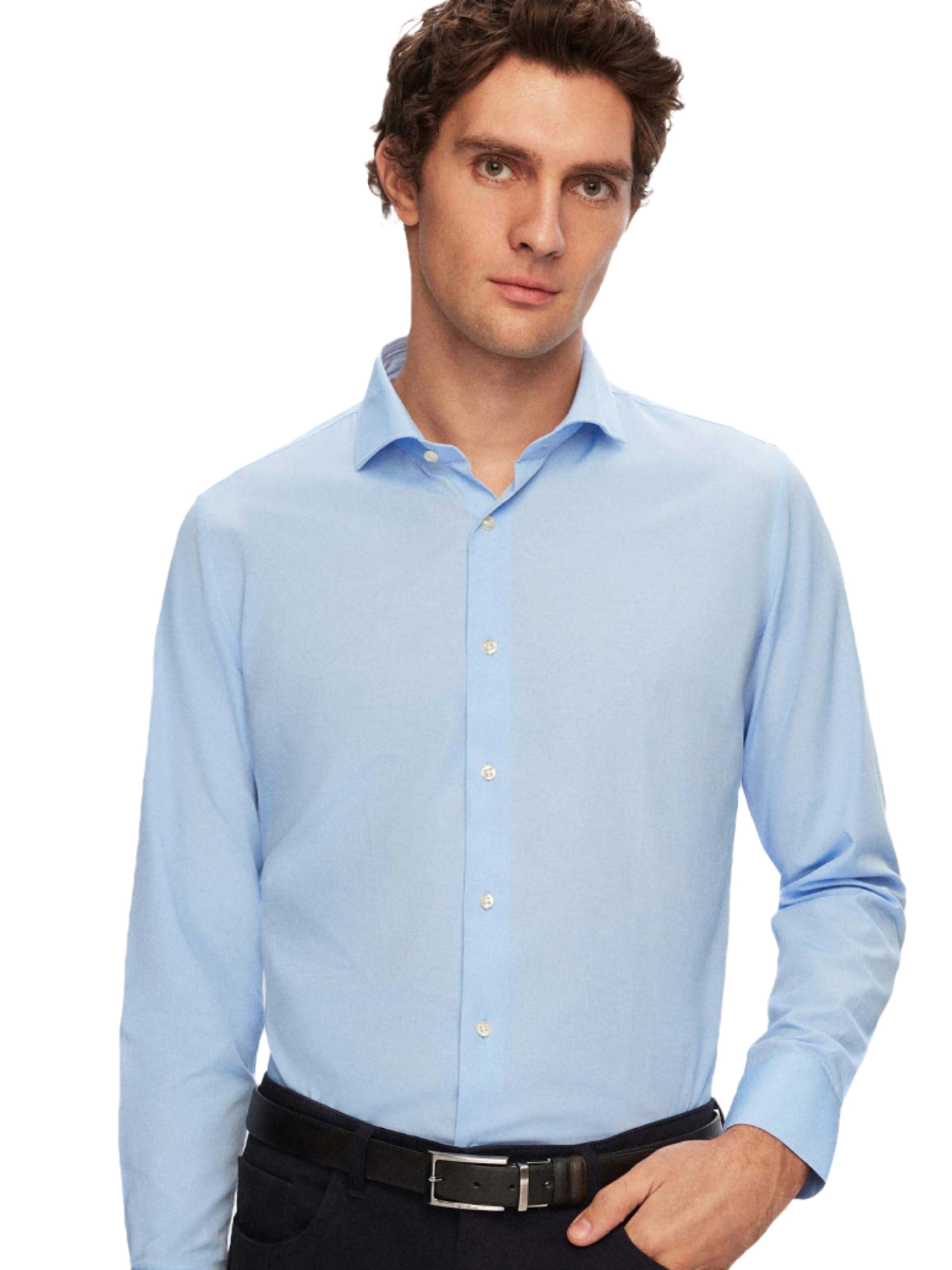 D’S Damat Regular fit Overhemd in Blauw