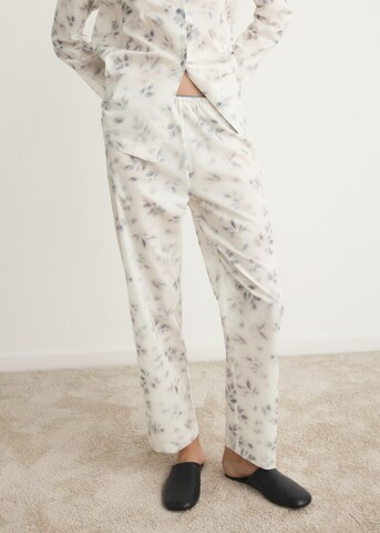 MANGO Pyjamahose 'Fluir' in Blau: Vorderseite