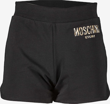 Shorts de bain MOSCHINO en noir : devant