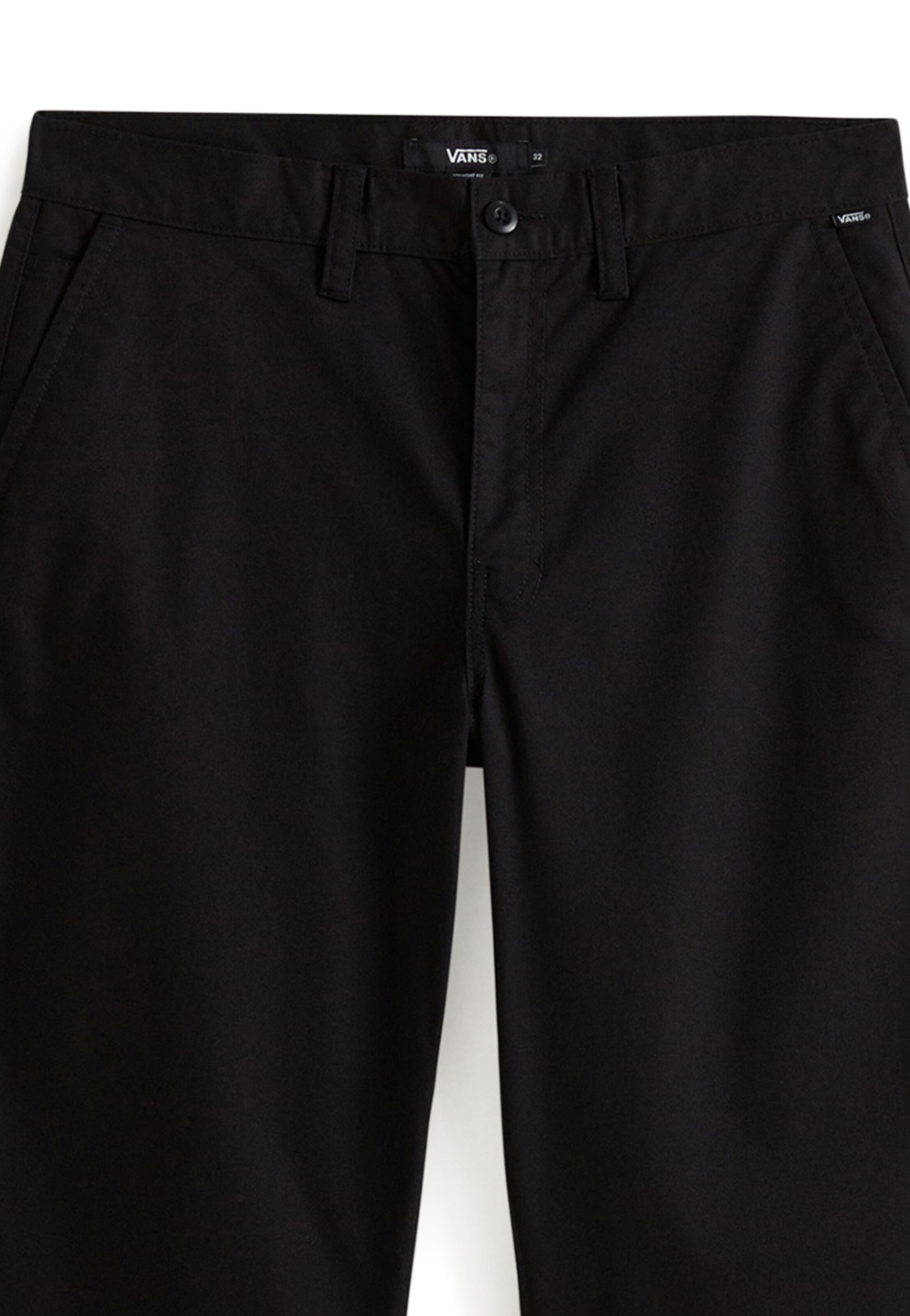 VANS Широки крачоли Панталон Chino 'Authentic' в черно