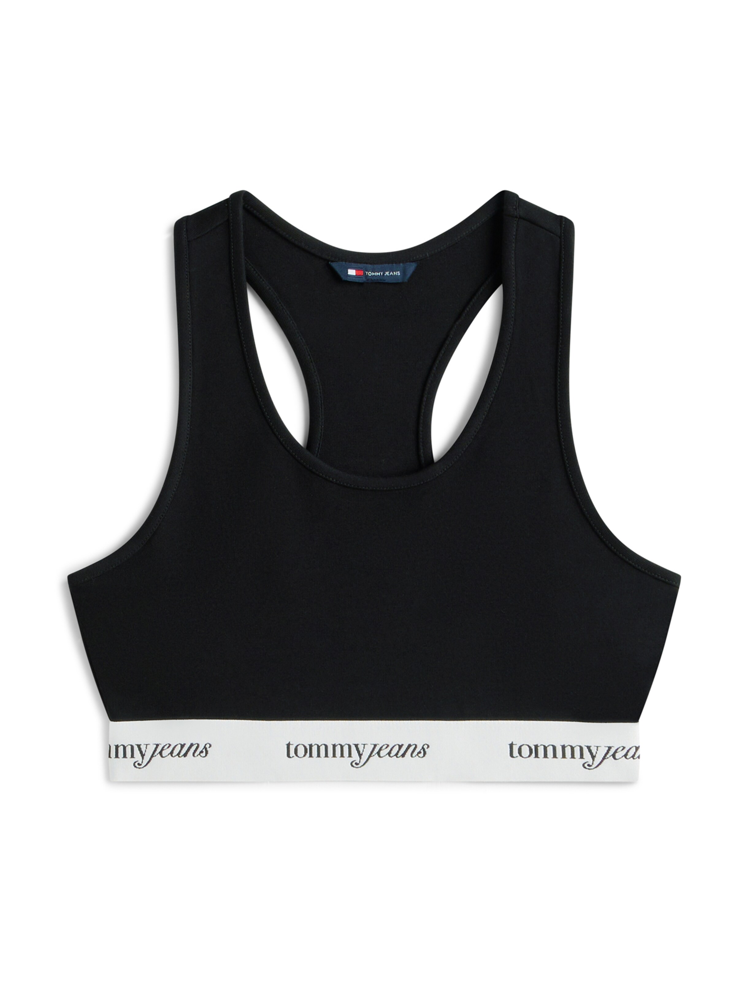 Tommy Jeans Σουτιέν σε μαύρο: μπροστά