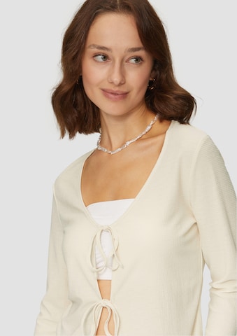 QS Knit cardigan in Beige