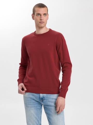 Cross Jeans Sweater in Red: front