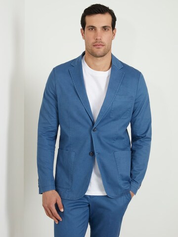 GUESS Regular fit Suit Jacket in Blue: front