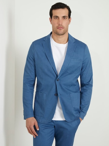 GUESS Regular fit Suit Jacket in Blue: front