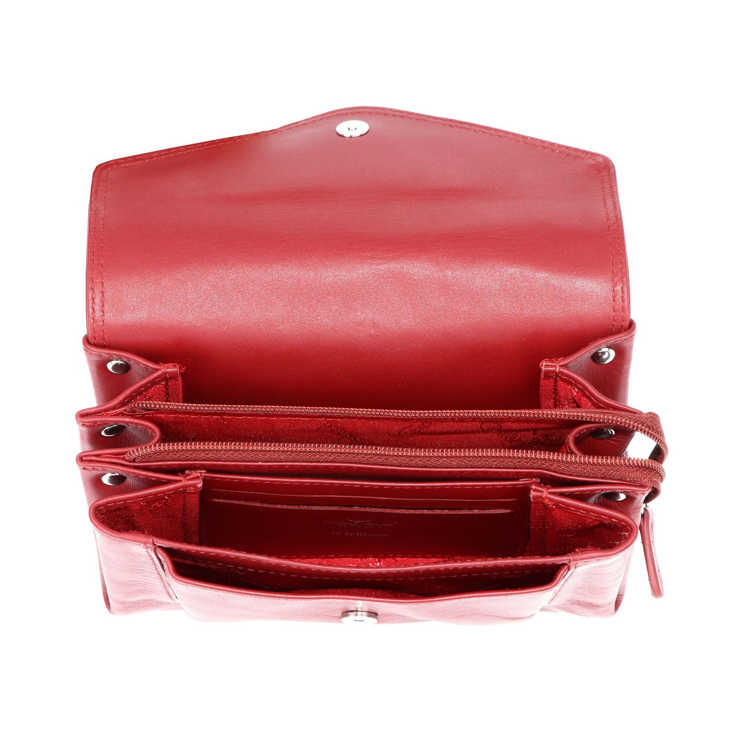 GOLDEN HEAD Wallet in Red