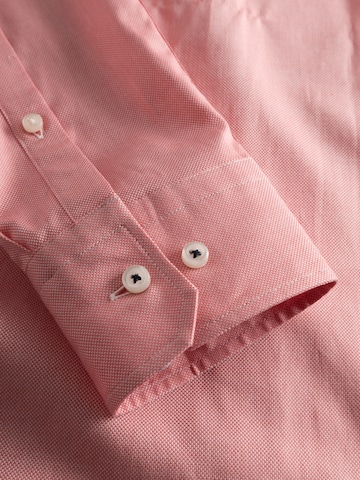 JOOP! Slim fit Button Up Shirt 'Pai' in Red