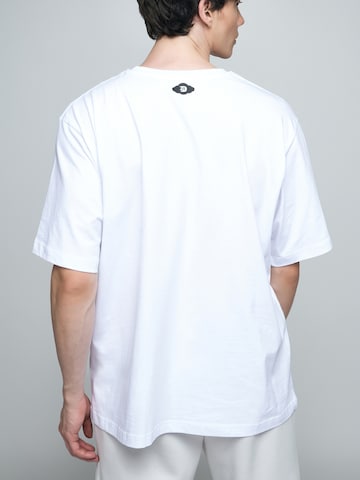 Bless my Demons exclusive for ABOUT YOU Shirt 'VELUM' in White: back