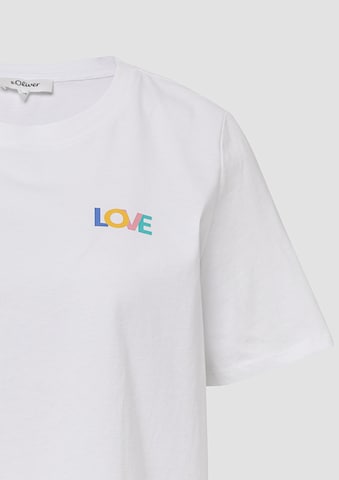 T-shirt s.Oliver en blanc