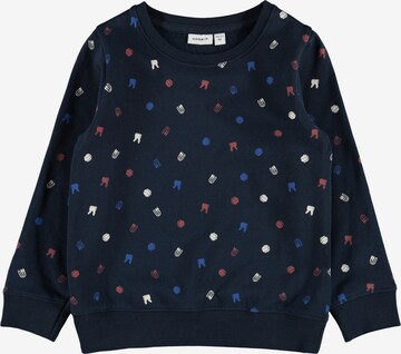 NAME IT - Sweatshirt 'Loui' em azul: frente