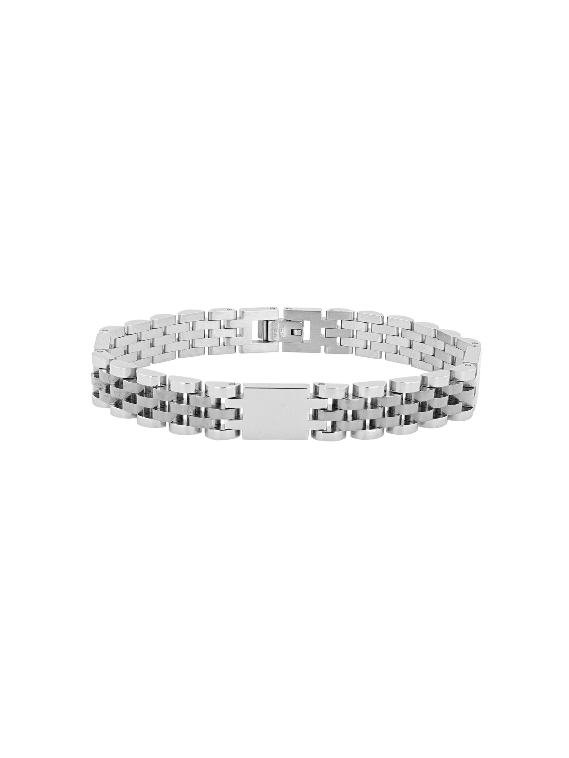 Akzent Bracelet 'Jareth, langlebig' in Silver