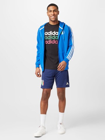 ADIDAS SPORTSWEAR Sports sweat jacket 'Italy ' in Blue