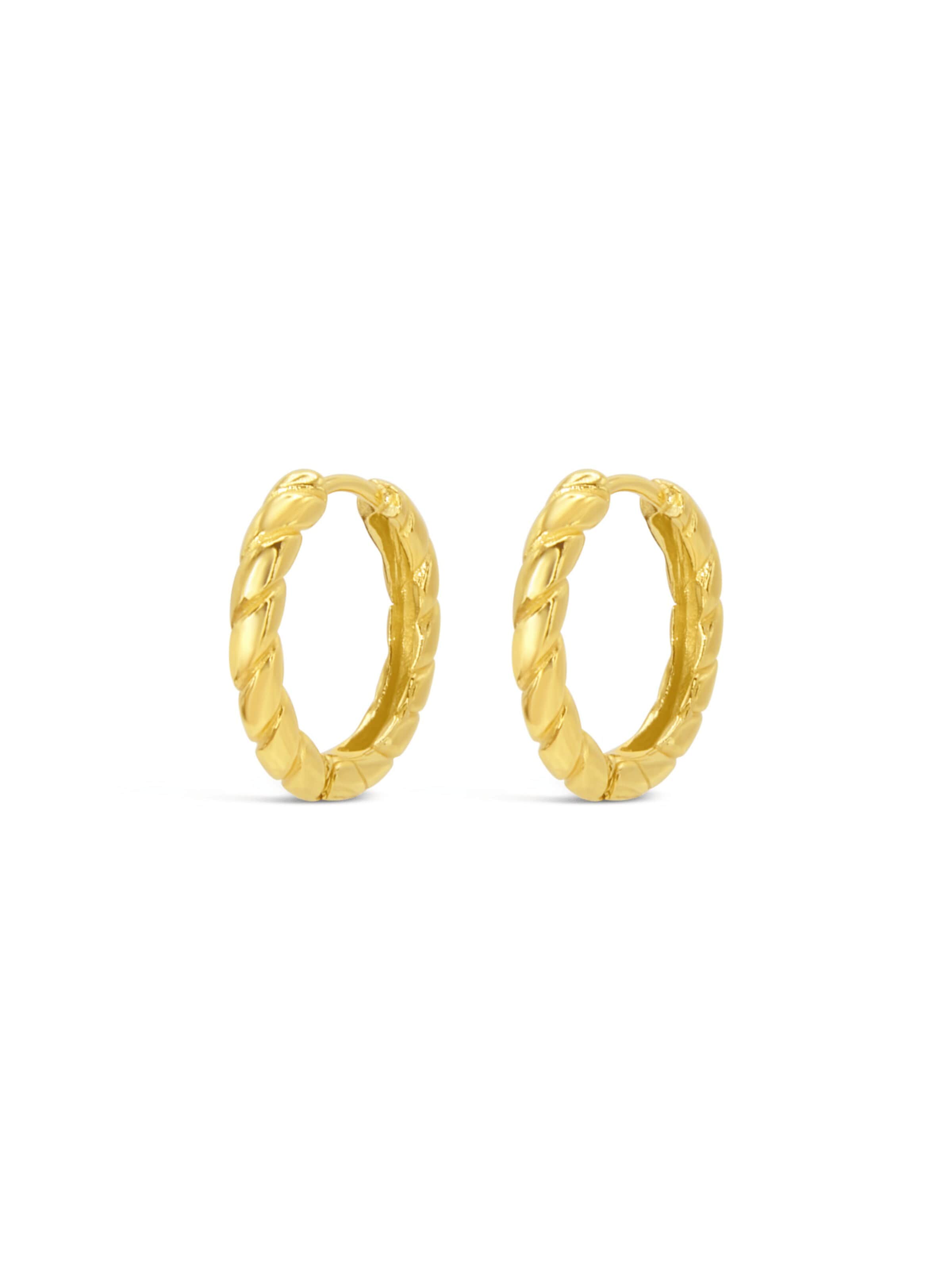 ARS-ARGENTI Earrings 'MRS. SMILE' in Gold: front