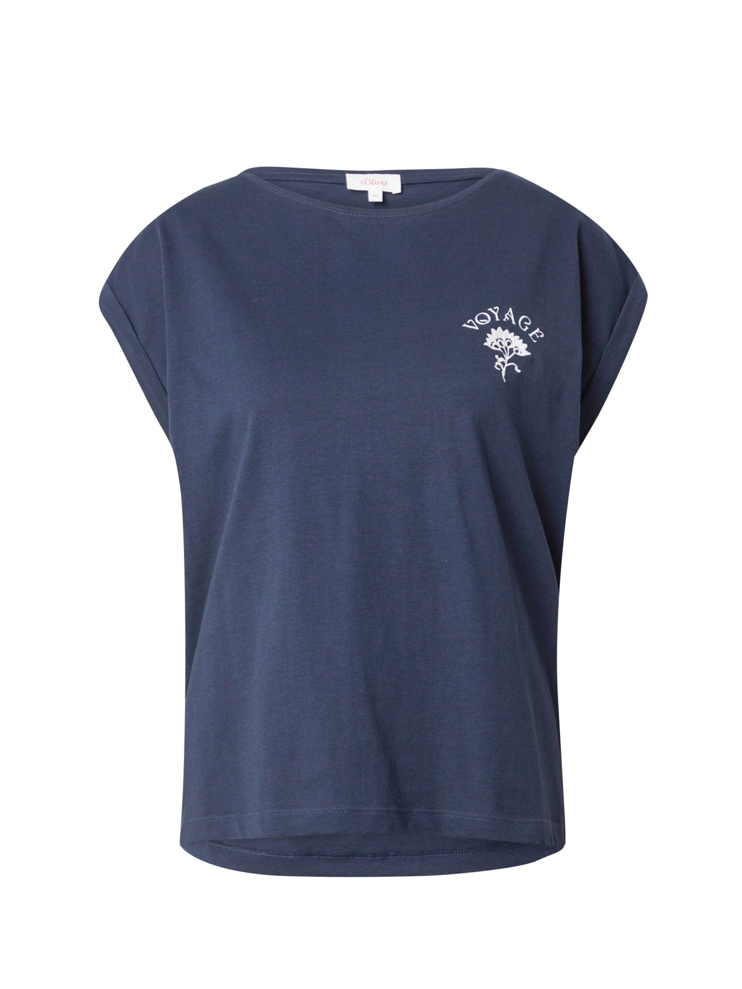 s.Oliver Тениска в синьо: отпред