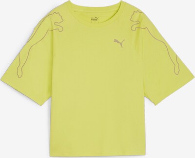 PUMA Functioneel shirt 'MOTION' in de kleur Chamois / Limoen, Productweergave