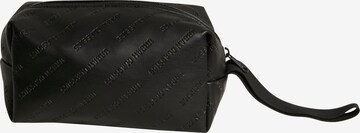 Urban Classics Cosmetic Bag in Black: front