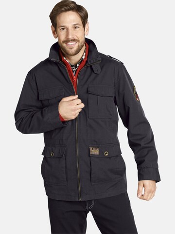 Jan Vanderstorm Fieldjacket 'Bror' in Schwarz: Vorderseite