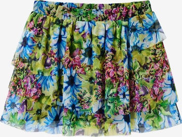 Desigual - Falda 'Garden' en azul: frente