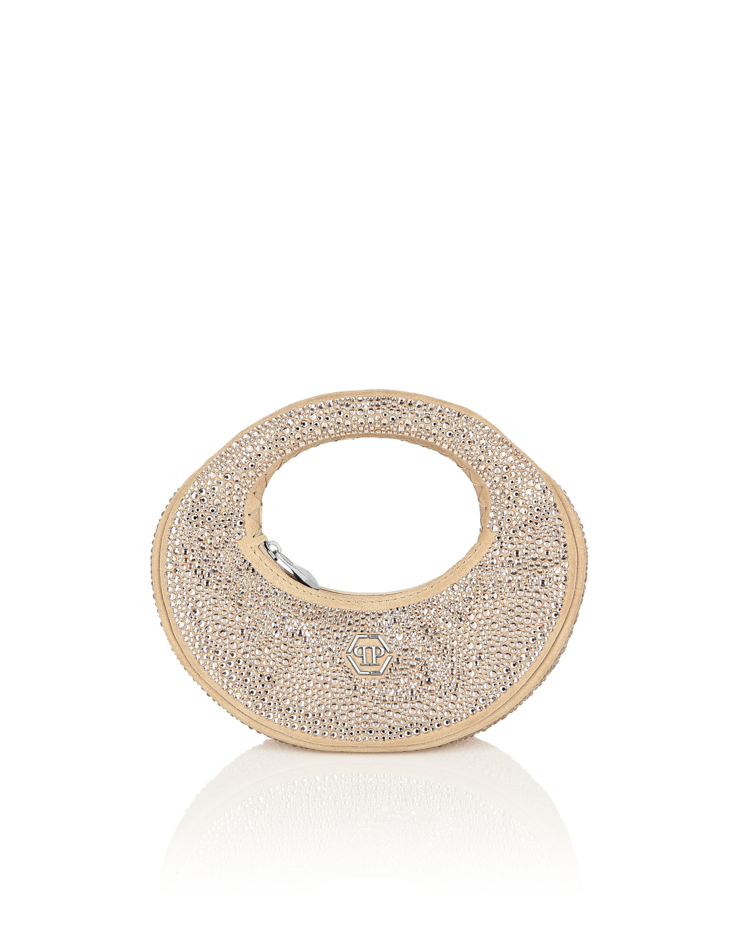 Philipp Plein Handbag in Beige: front