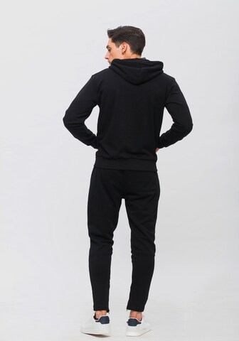 Tom Barron Jogginganzug mit Label-Print in Schwarz