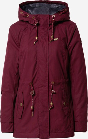 Ragwear Between-Season Jacket 'Monadis' in Red: front