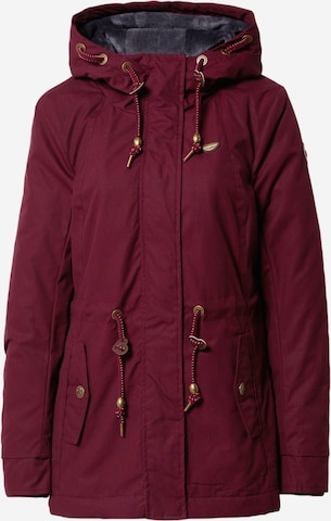 Ragwear Between-Season Jacket 'Monadis' in Red: front