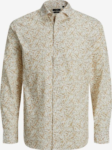 Coupe regular Chemise JACK & JONES en beige : devant