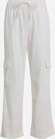Loosefit Pantalon Gap Petite en blanc : devant