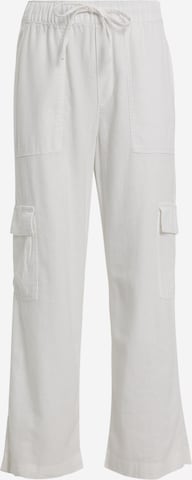 Gap Petite Wide leg Cargo trousers in White: front