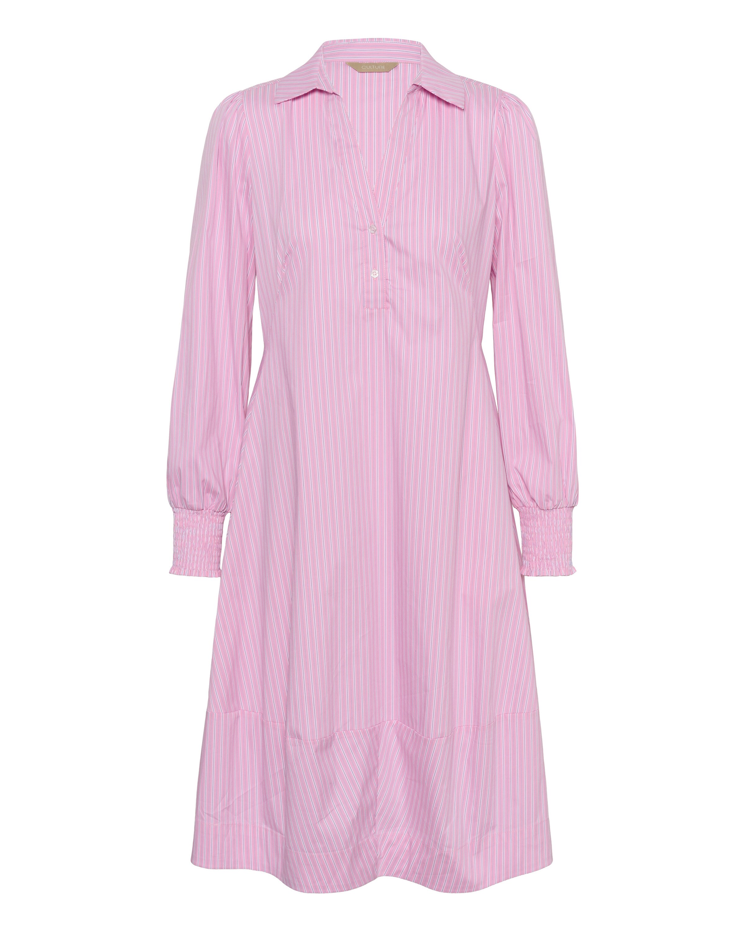 CULTURE Robe-chemise 'CUebony' en 40 en rose ancienne / blanc, Vue avec produit