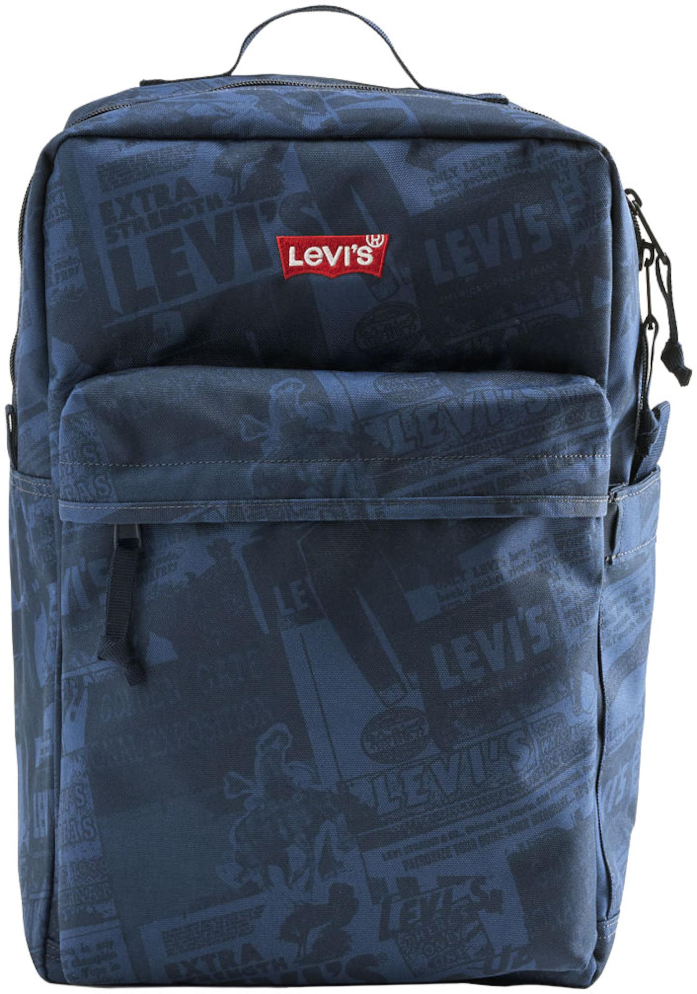 LEVI'S ® Rucksack in Blau: Vorderseite