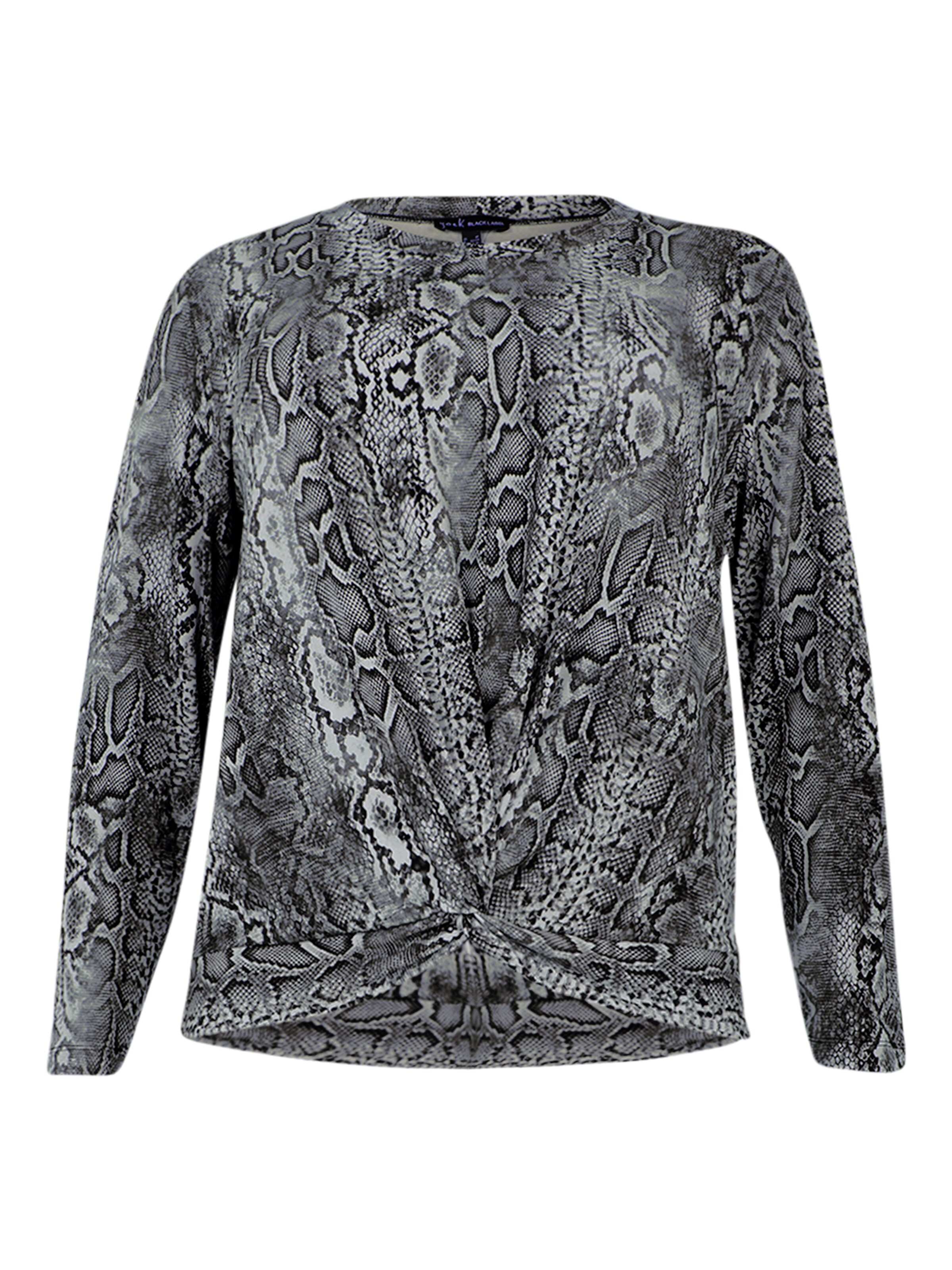 YOEK Shirt in Grijs: voorkant