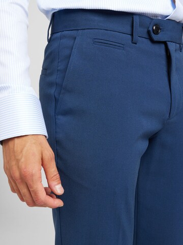 Lindbergh Slimfit Suorat housut 'Club' värissä sininen