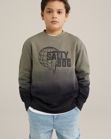 WE Fashion - Sudadera en verde: frente