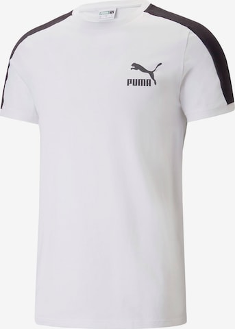 PUMA Tričko – bílá: přední strana