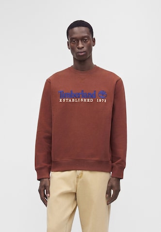 TIMBERLAND - Sudadera 'ESTABLISHED 1973' en marrón: frente