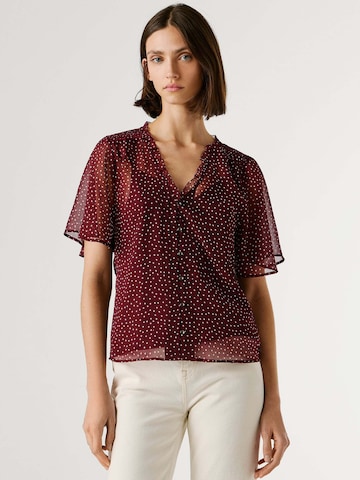 Pepe Jeans Shirt 'LORAINE' in Rood: voorkant