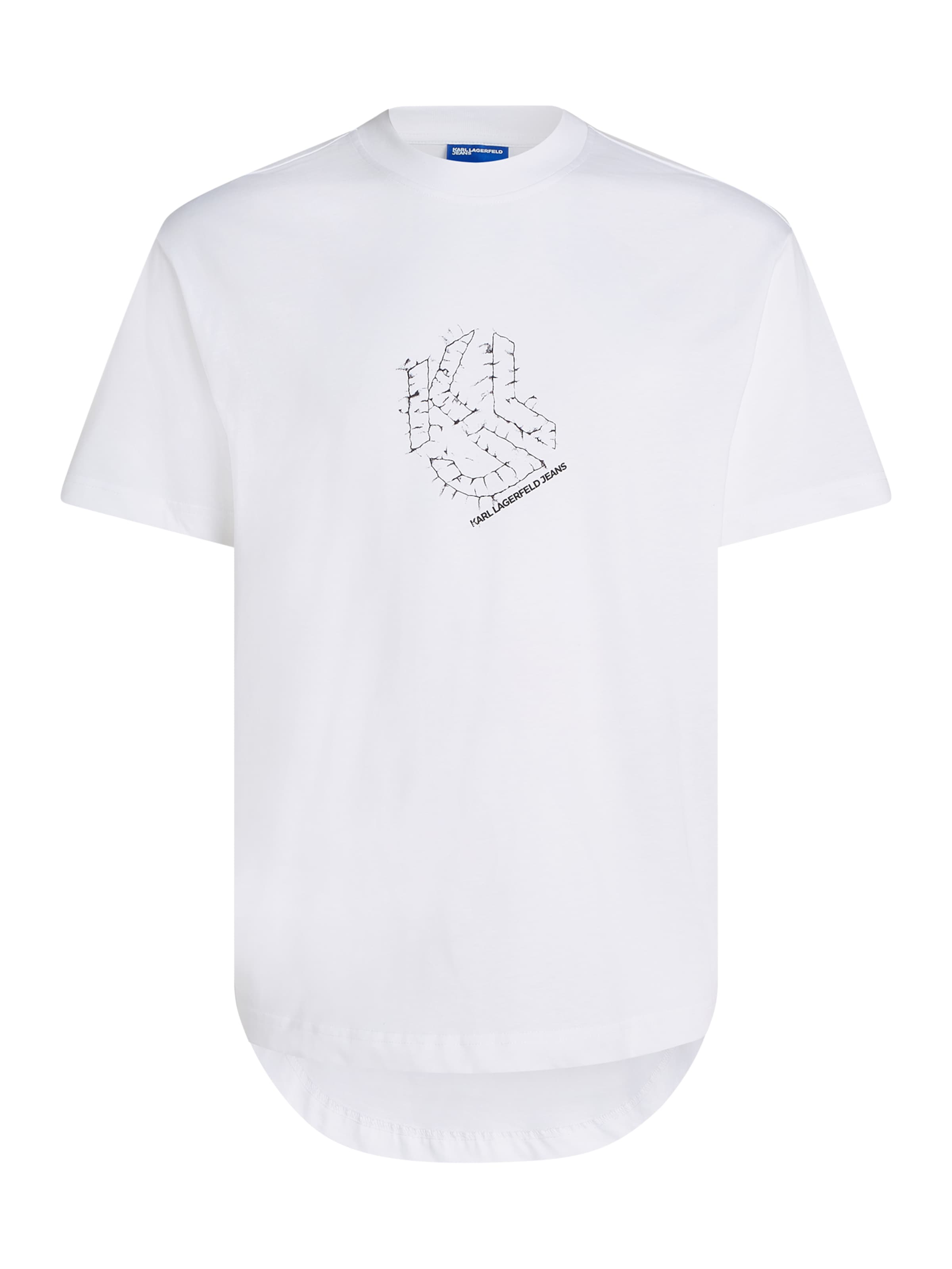 Maglietta di KARL LAGERFELD JEANS in bianco: frontale
