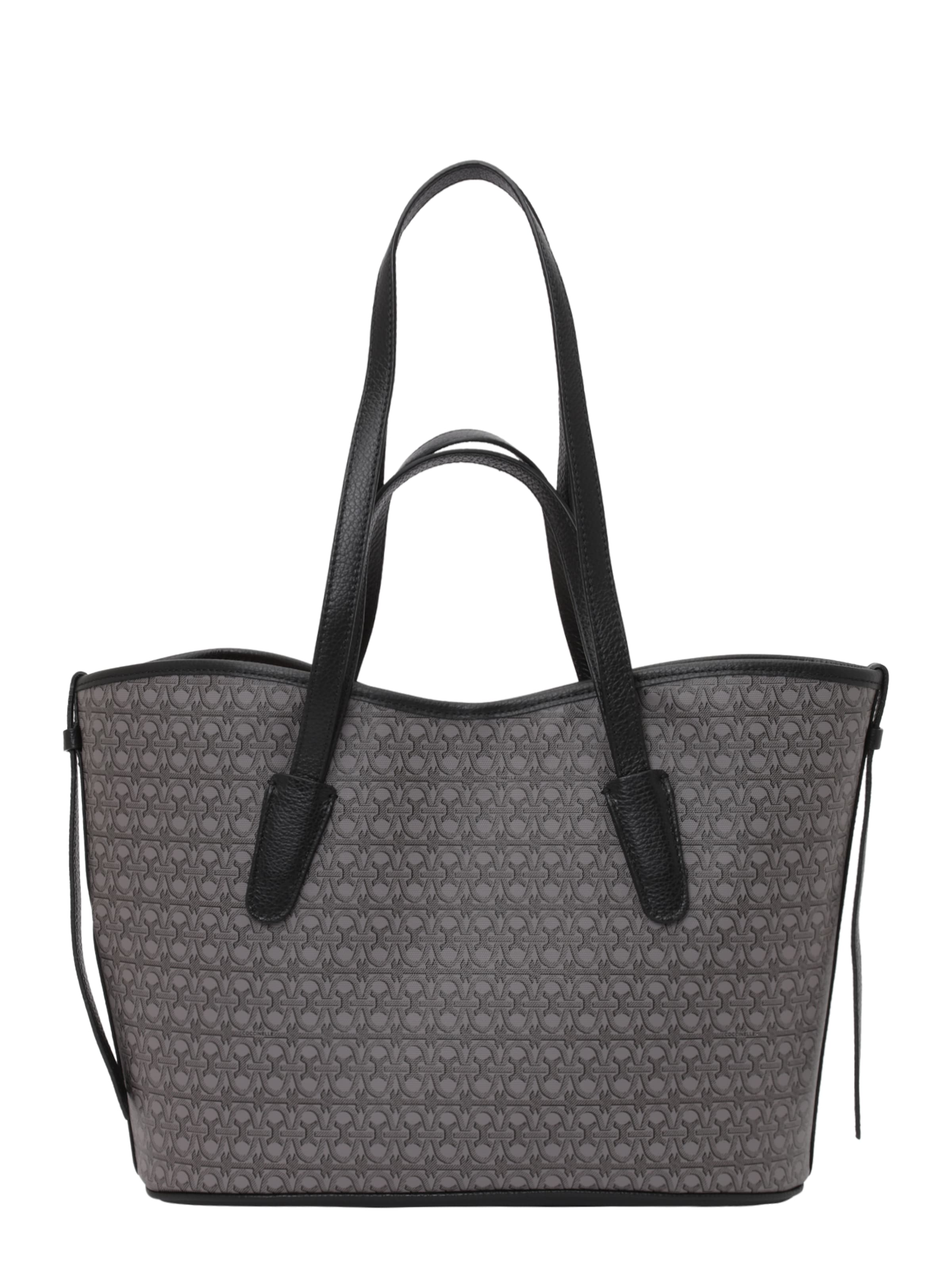 Plase de cumpărături 'NEW NEVER' de la Coccinelle pe negru: față